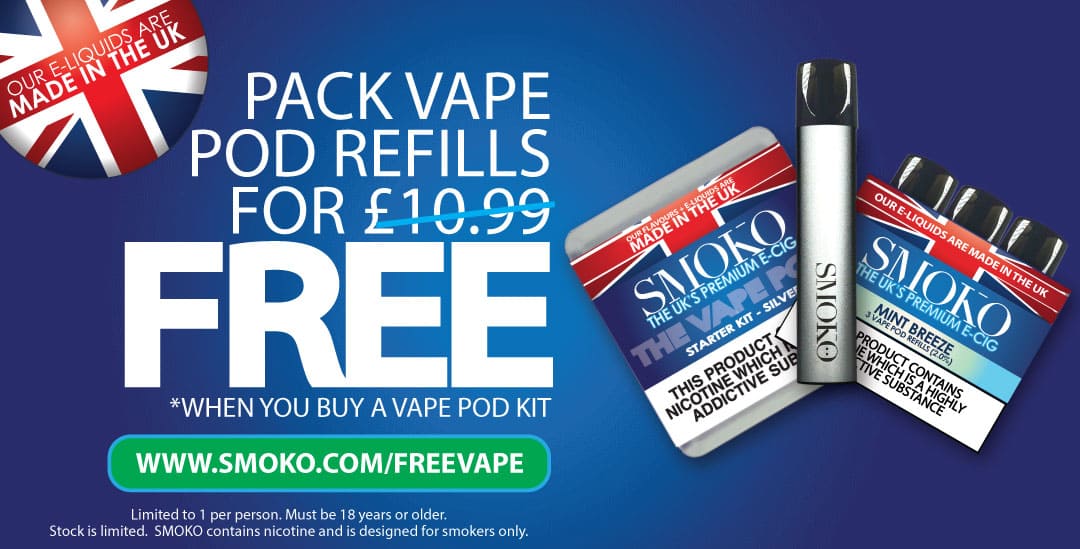 Original Tobacco Flavour E-Cigarette Refills – SMOKO E Cigarettes